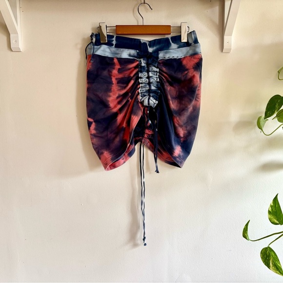 Y2K Parasuco Tie-Dye Mini Skirt (S) - Picture 2 of 9
